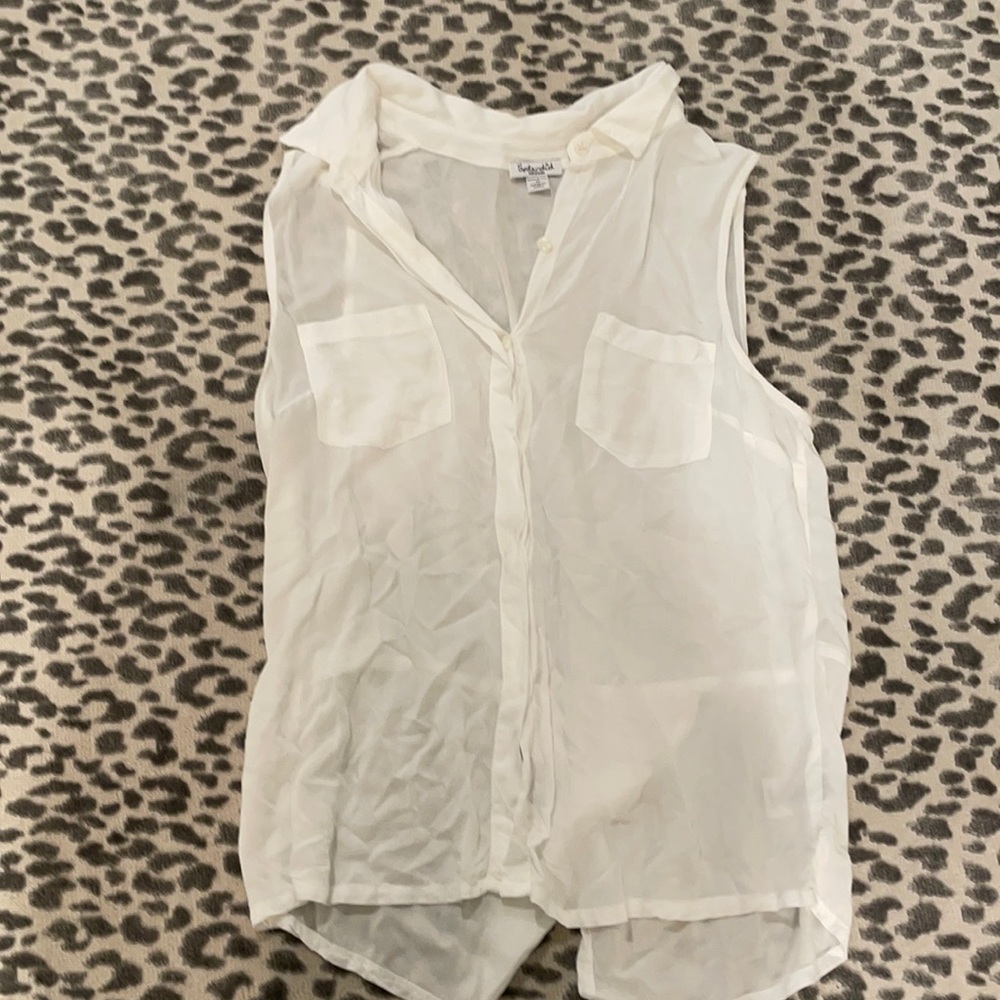 Splendid Button-Up Tank